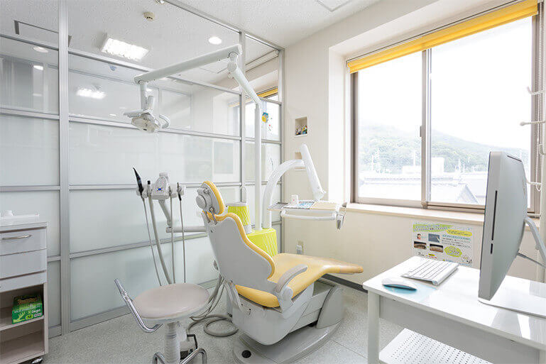 こうざと歯科クリニックの診療室の画像